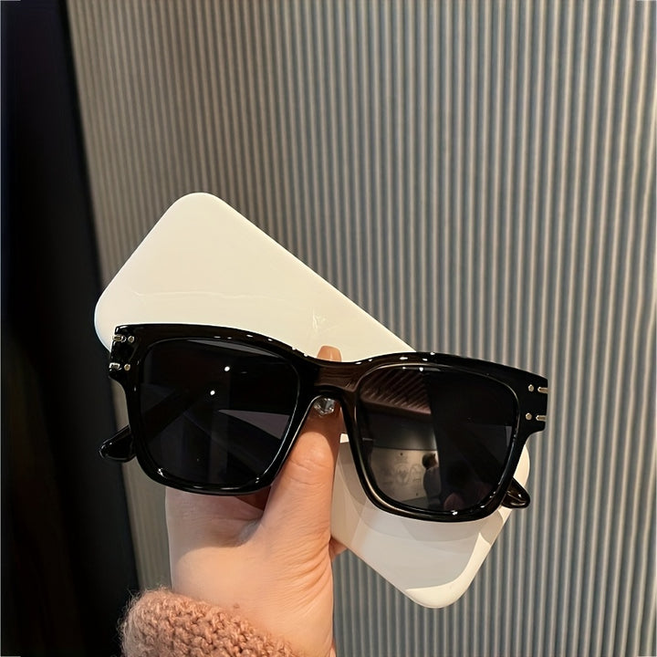 Oversized Retro Shield Glasses