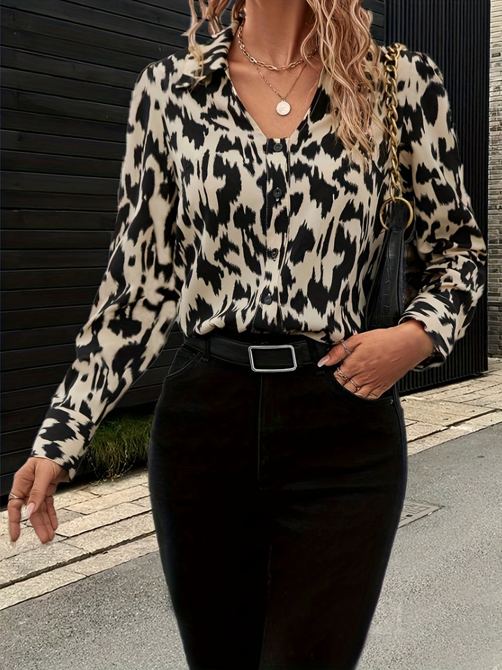 Allover Pattern Blouse