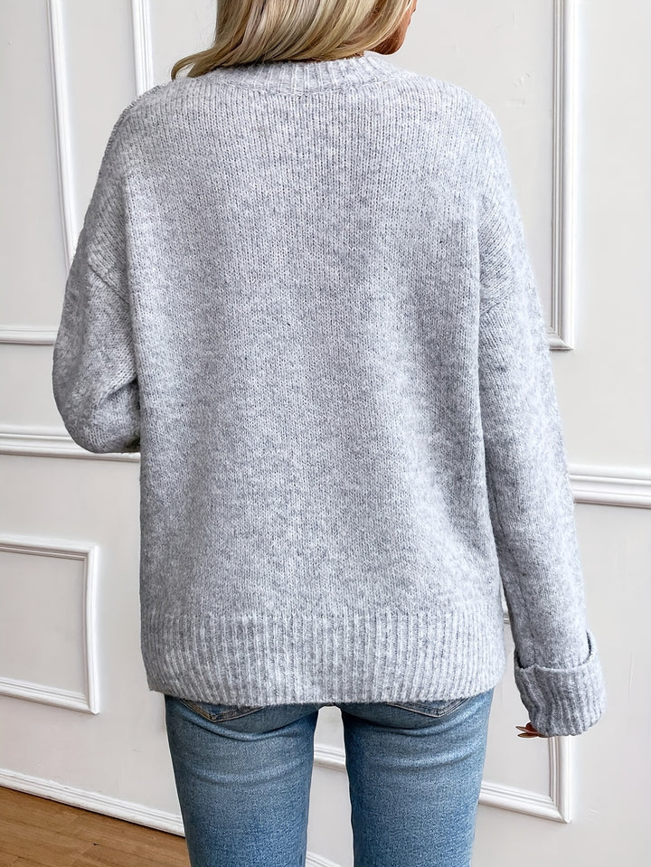 Crew Neck Pullover Sweater