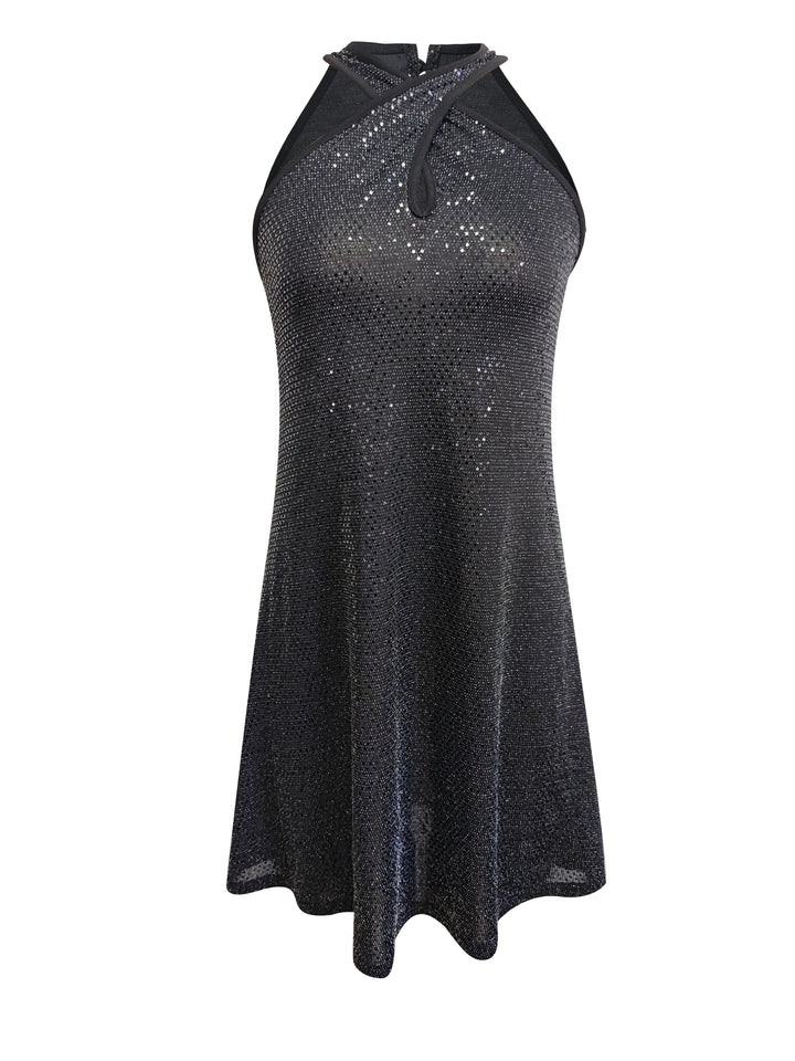 Backless Halter Dress
