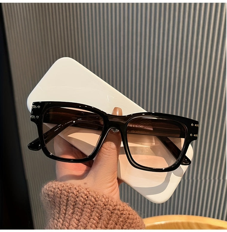 Oversized Retro Shield Glasses