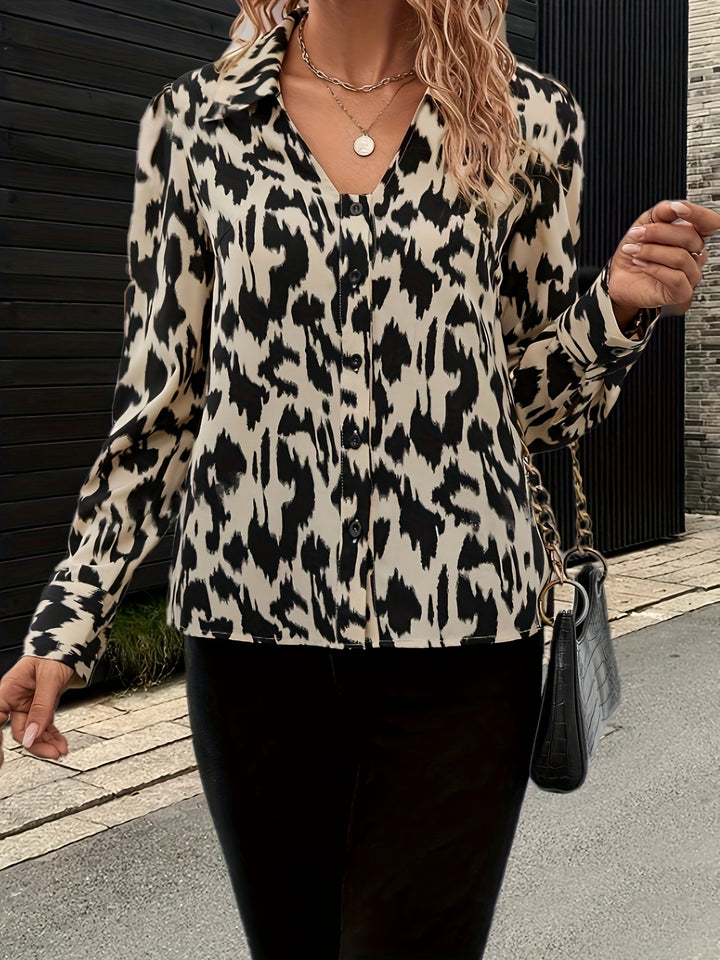 Allover Pattern Blouse