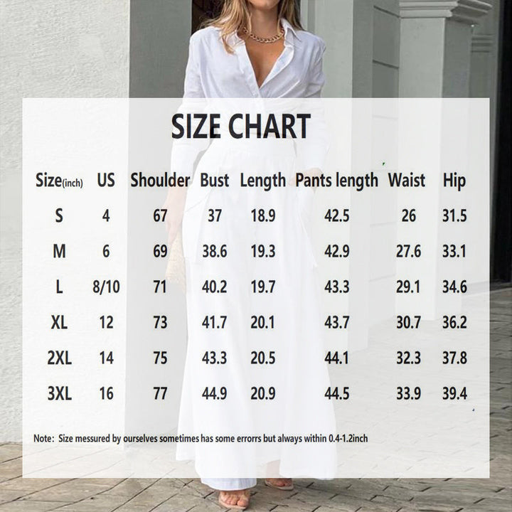 Women Elegant Casual Cross Detail Top And Wide Leg Pants