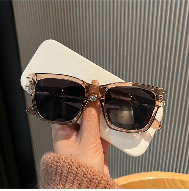 Oversized Retro Shield Glasses