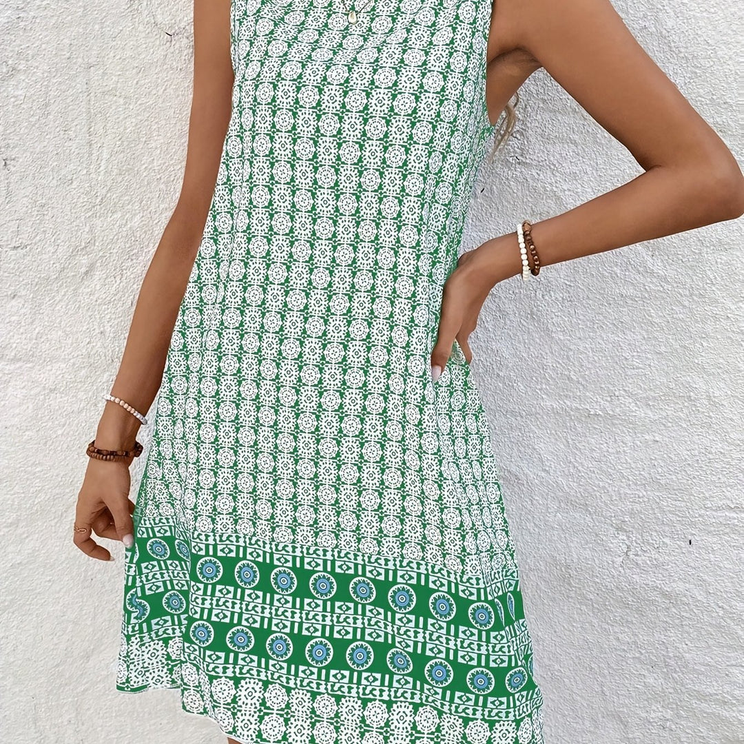Boho Bohemian Printed Dress