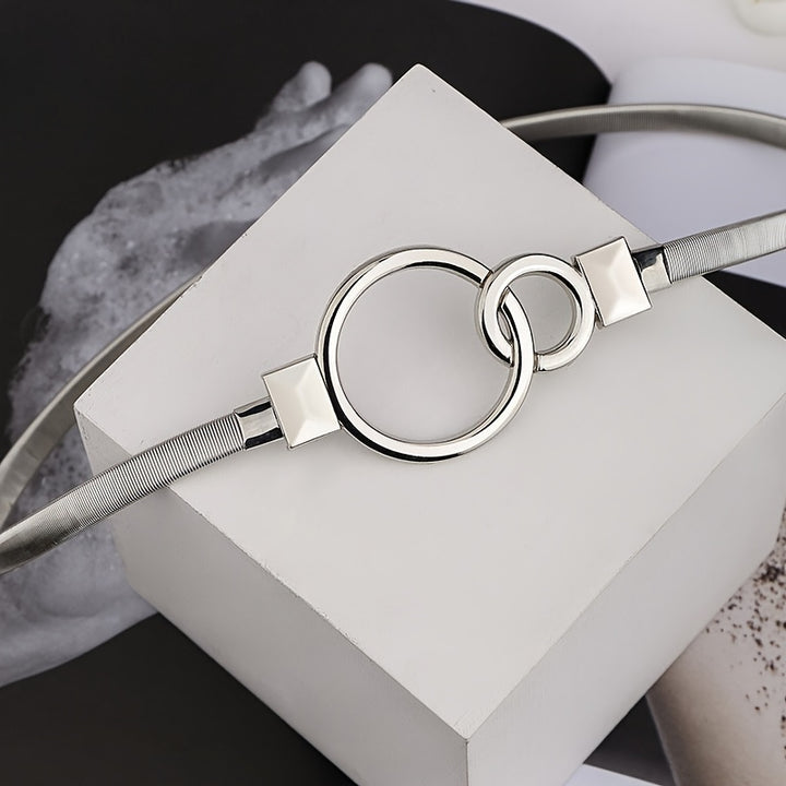 Golden Elastic Waist Chain Belt
