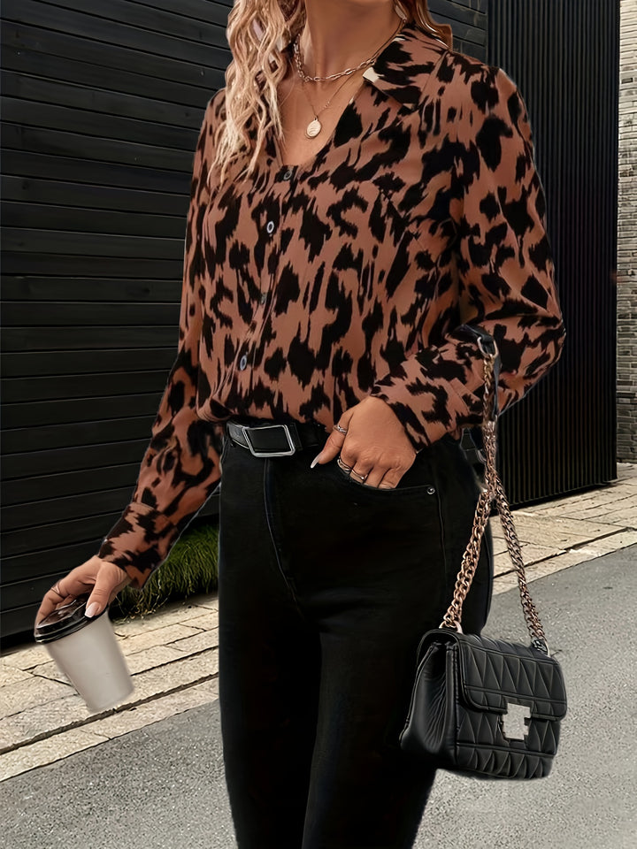 Allover Pattern Blouse