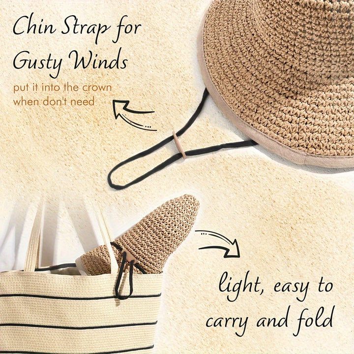 Foldable Straw Hat