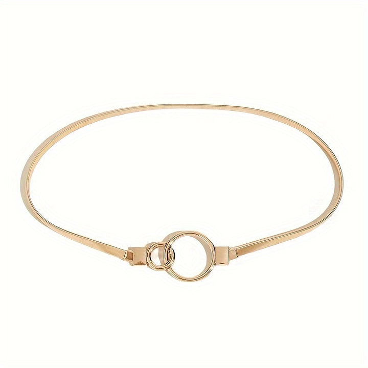 Golden Elastic Waist Chain Belt