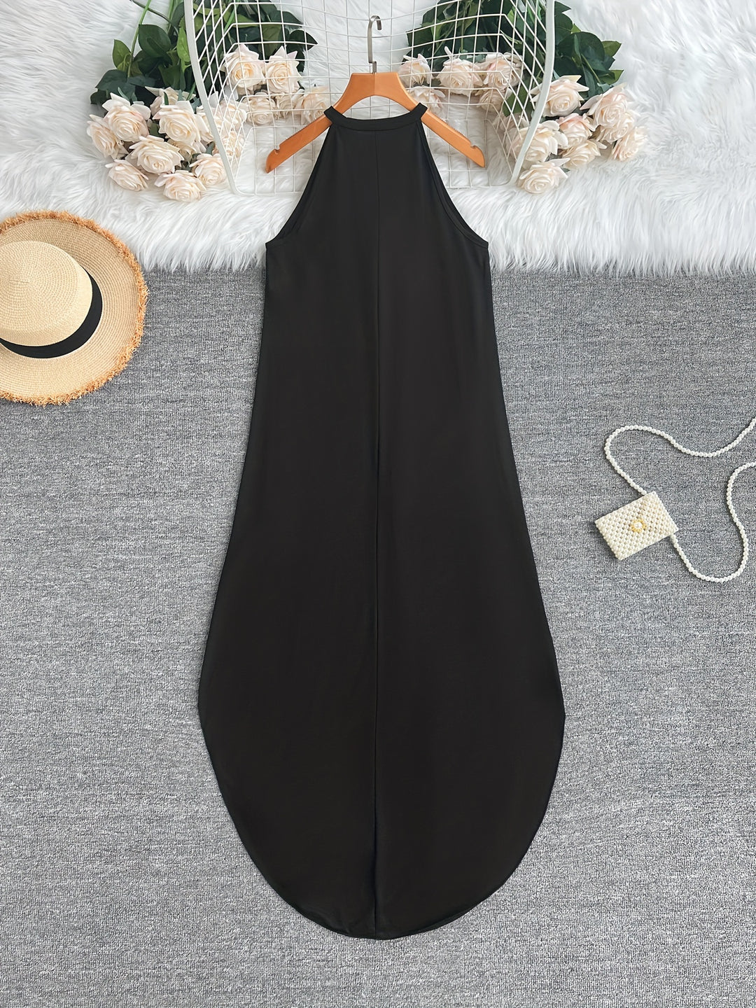 Casual Halter Neck Dress