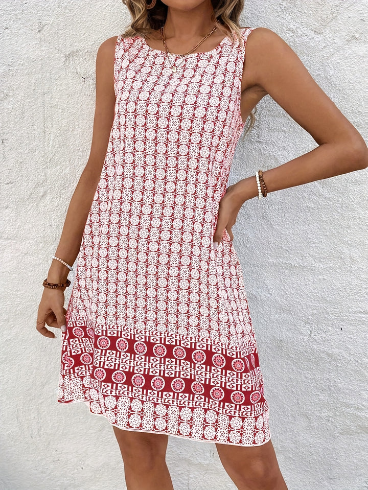 Boho Bohemian Printed Dress