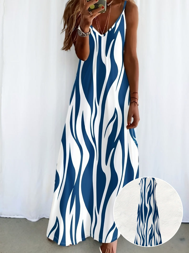 Bold & Breezy Maxi Sundress
