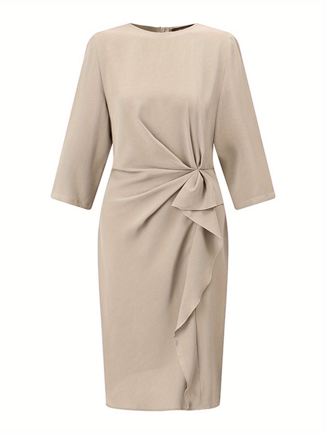 Elegant Pink Midi Dress