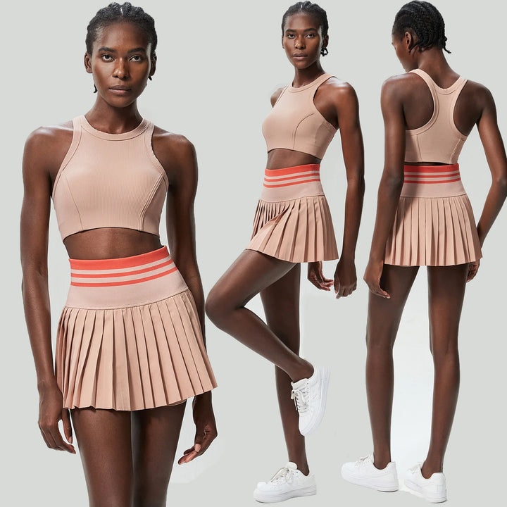 Two Pieces Fitness Tennis Sportswear