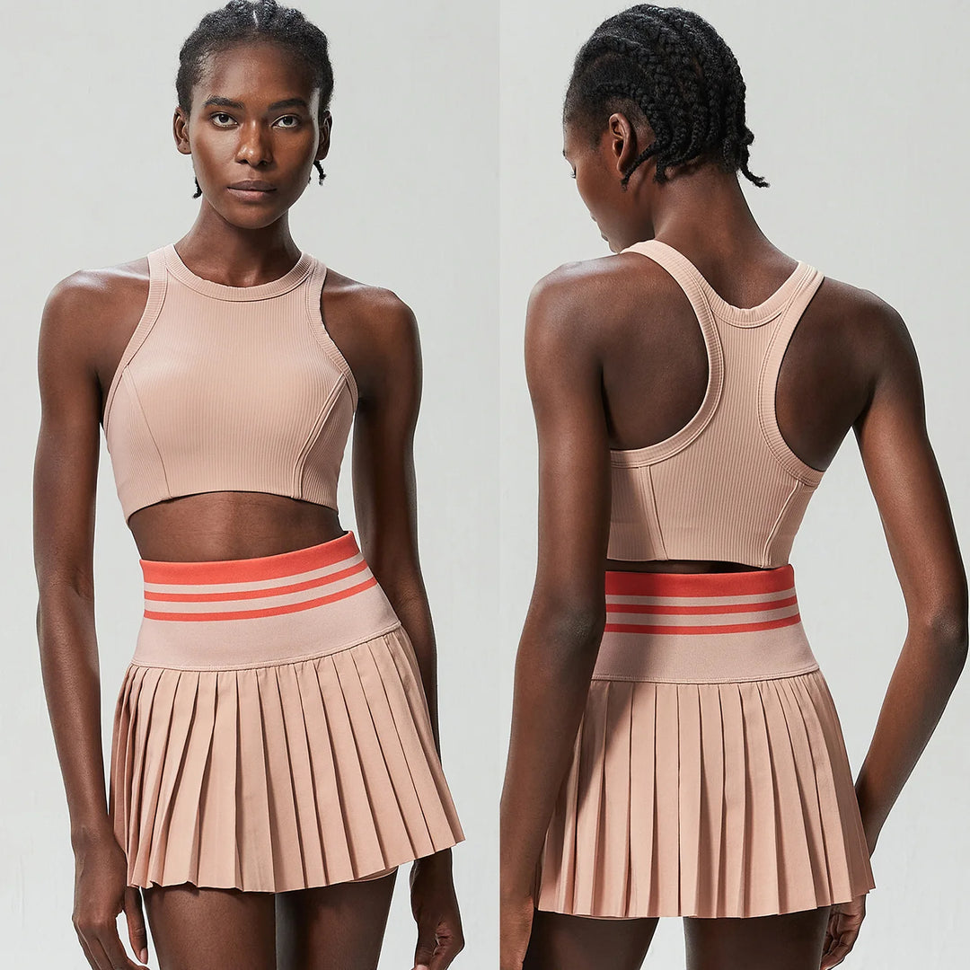 Two Pieces Fitness Tennis Sportswear