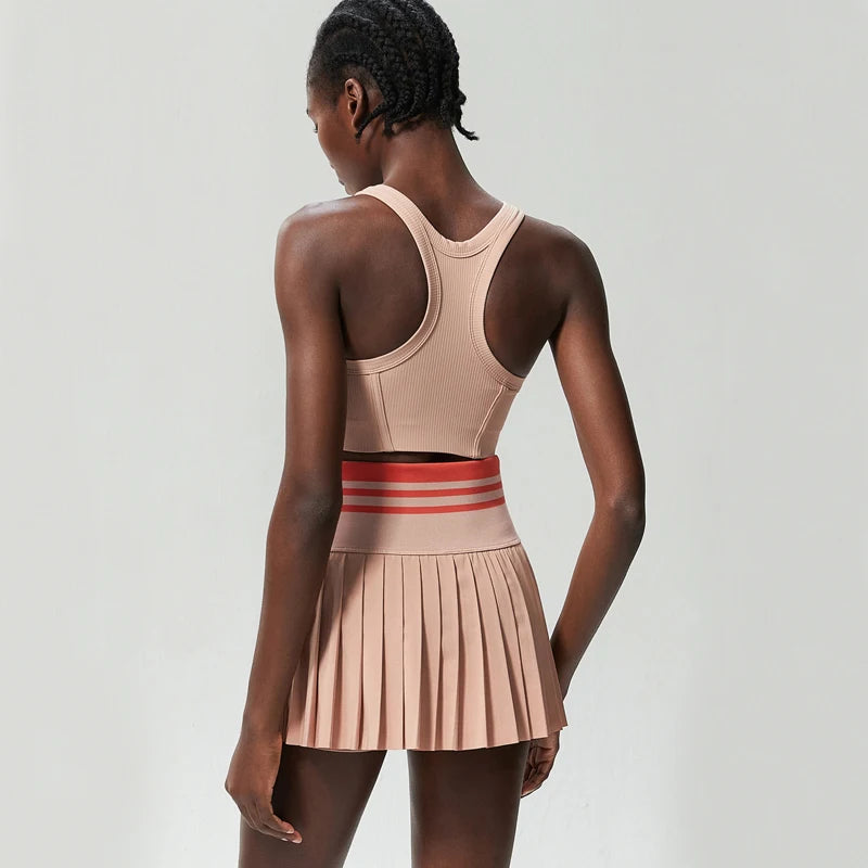 Two Pieces Fitness Tennis Sportswear