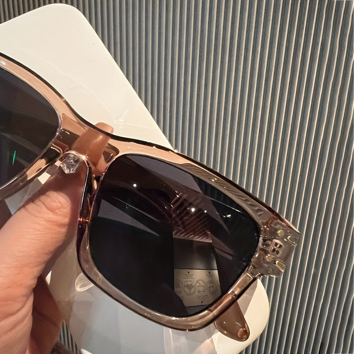 Oversized Retro Shield Glasses