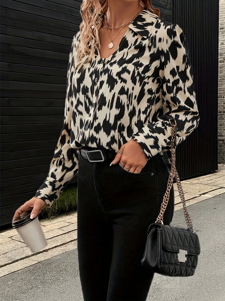 Allover Pattern Blouse