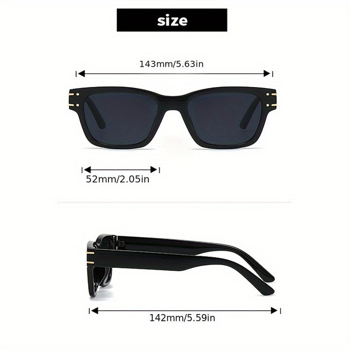 Oversized Retro Shield Glasses