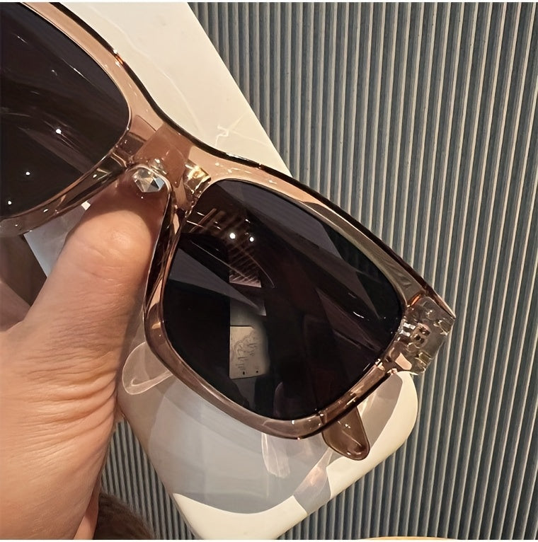 Oversized Retro Shield Glasses